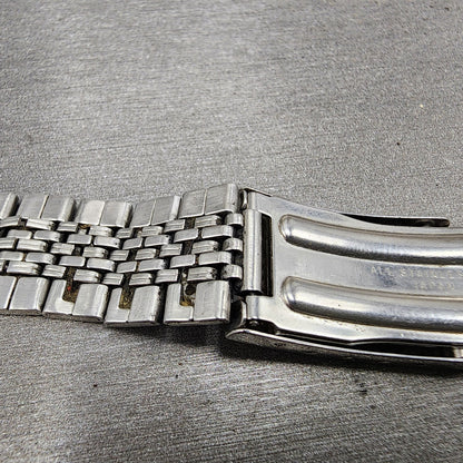 Seiko Bracelet 19mm Stainless Steel Tri Folding Clasp Vintage12
