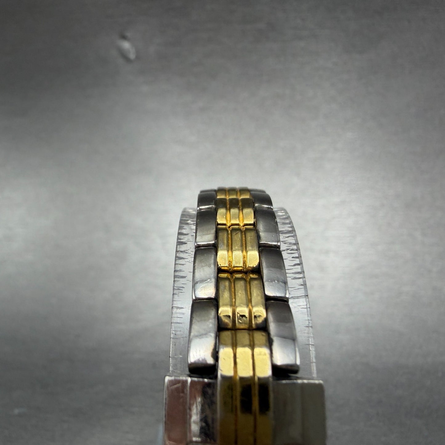 Bulova Watch Women 15mm MOP Dial Two Tone Rectangle 98L001 New Battery4