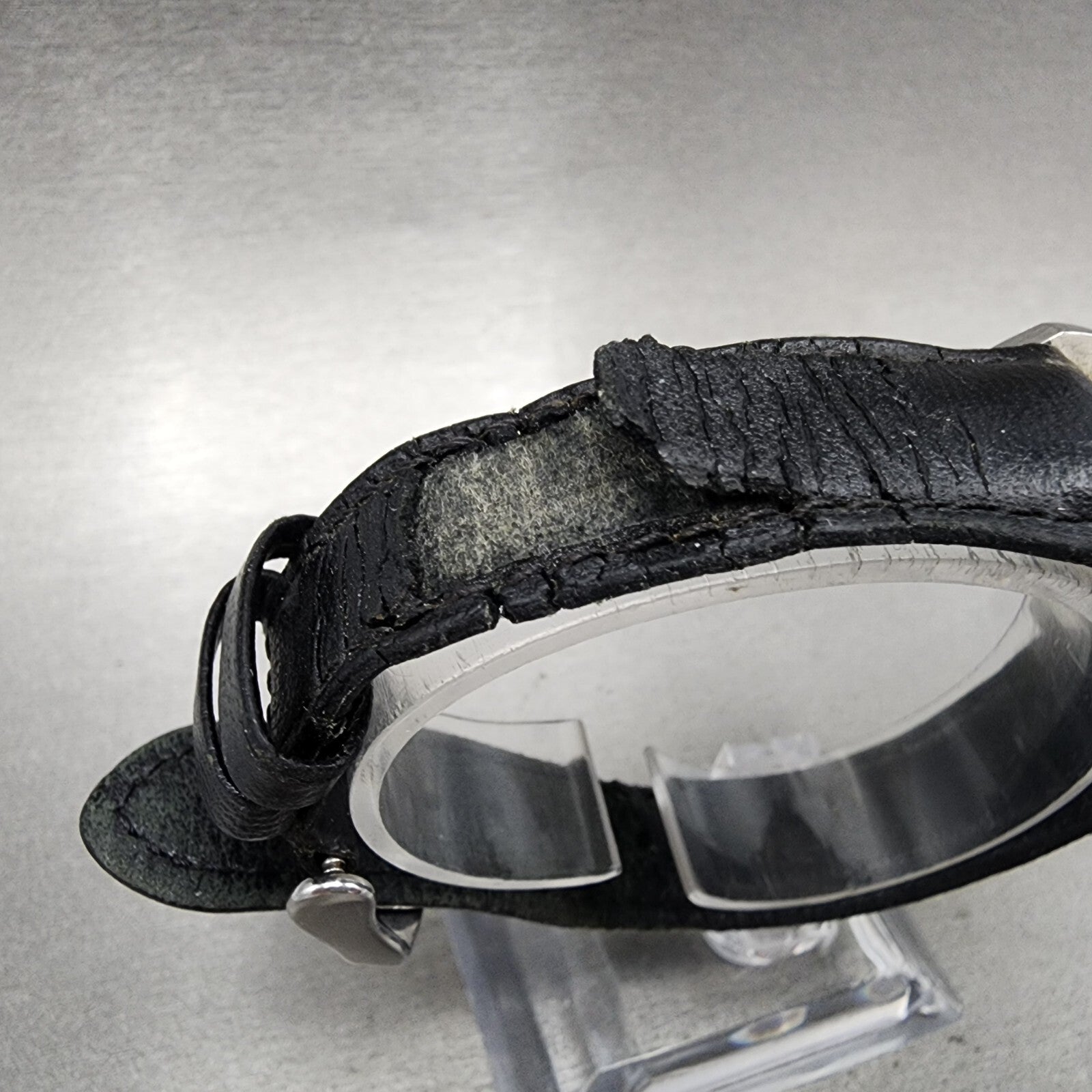 Timberland Dive Watch Men 36mm Orange Dial Steel Date Round YBAL1 New Battery10