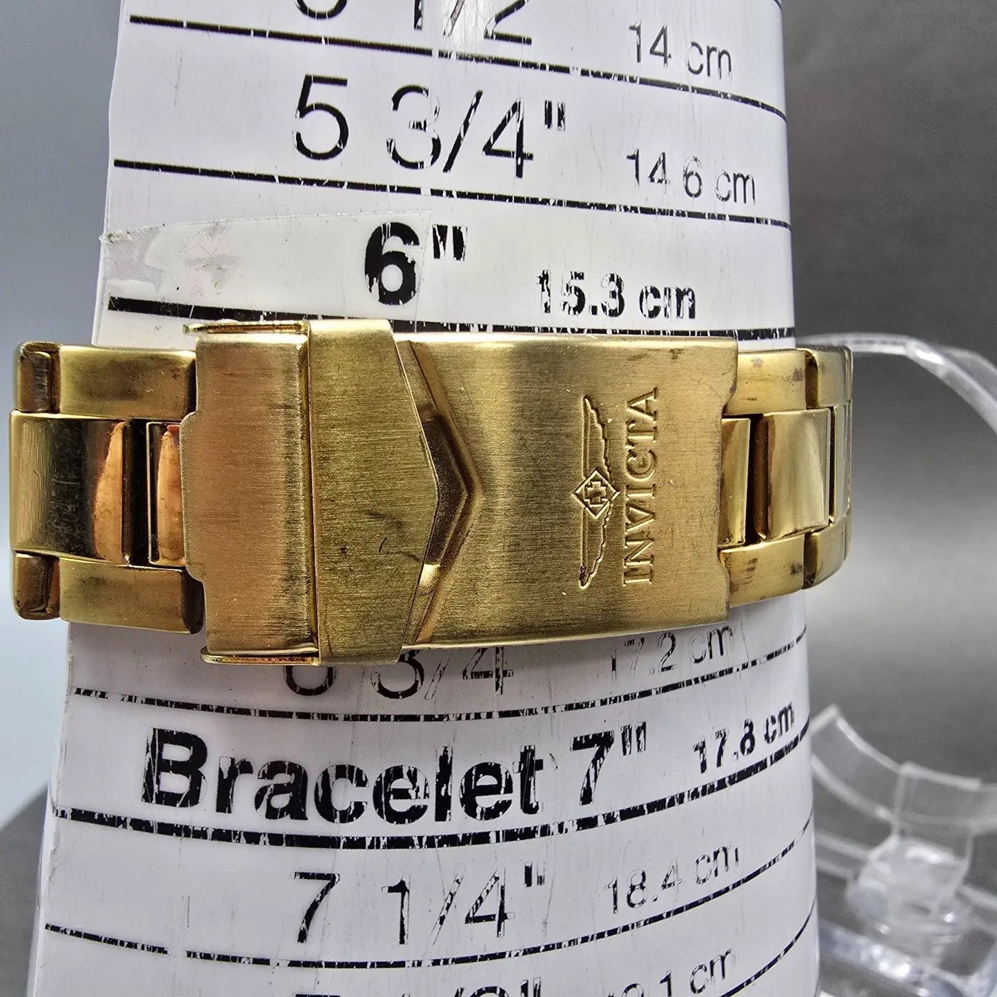 Invicta Specialty Watch Women 38mm MOP Dial Gold Tone Date 20352 New Battery10