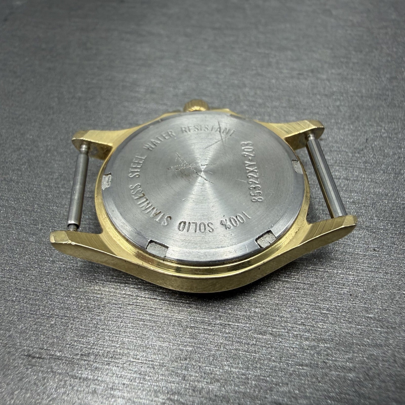 LL Bean Field Watch Women 27mm Gray Dial Gold Tone Date Round Vintage PARTS11