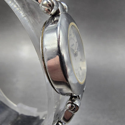 Coach Watch Women 22mmm Silver Dial Steel Round Leather W024PARTS4