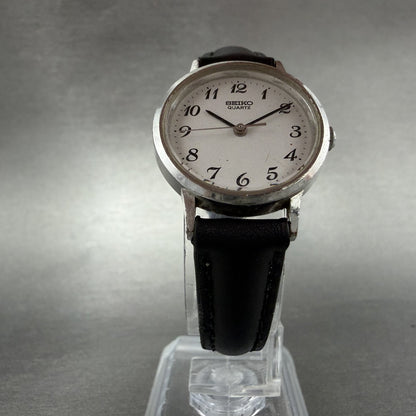 Seiko Watch Women 25mm White Dial Silver Tone Round 5421-0090 New Battery5