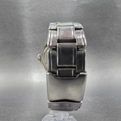 Casio MTD-1010 Dive Watch Men 40mm Black Dial Silver Tone Date Round PARTS8