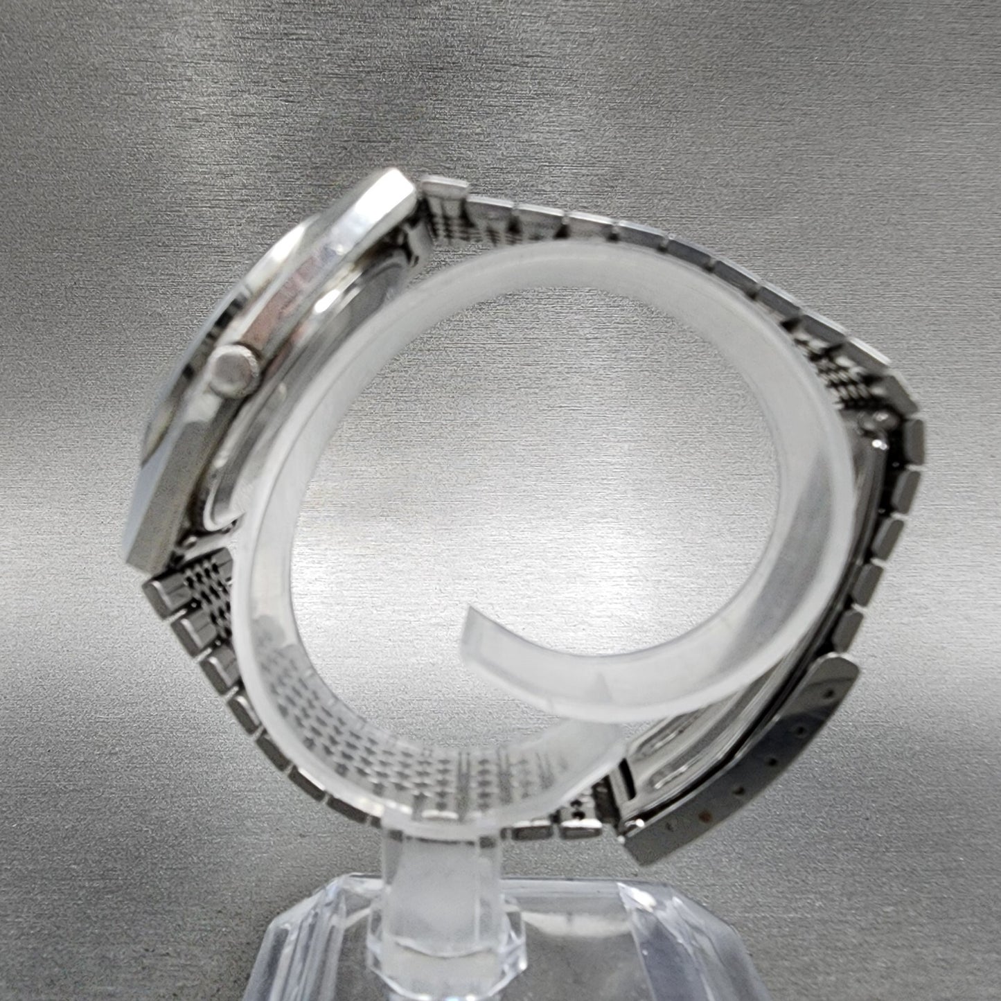 Seiko Type 2 Watch Men 35mm White Dial Steel Daydate Round 71238100 PARTS7