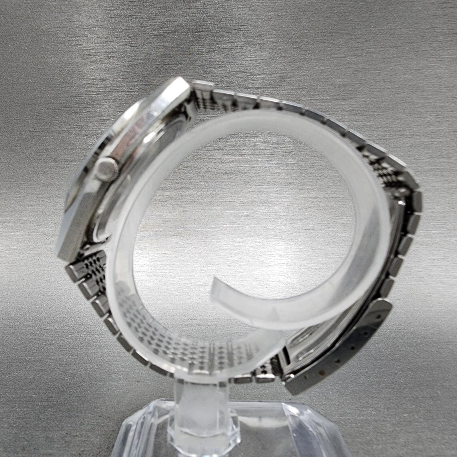 Seiko Type 2 Watch Men 35mm White Dial Steel Daydate Round 71238100 PARTS7