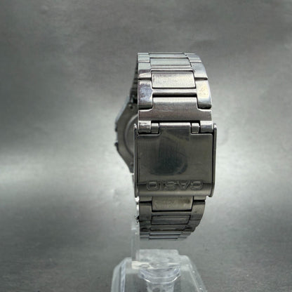 Casio Digital Alarm Chronograph Watch Men 33mm Brown Dial A158WE New Battery KPO7