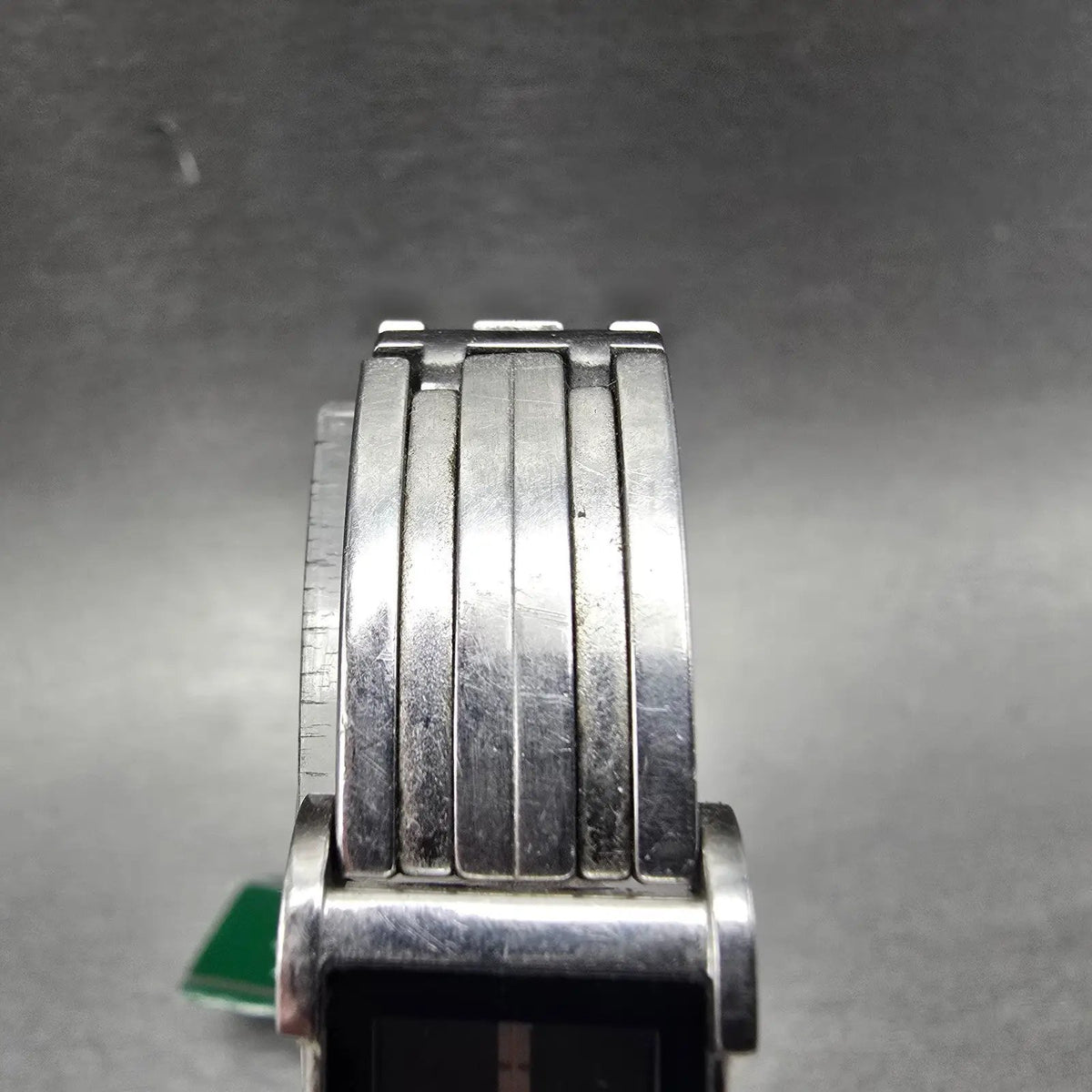 Citizen Eco-Drive Tank Watch Women 14mm Black Dial Silver G620-S008409 Works D4