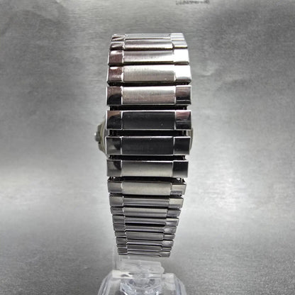 Timex Dive Watch Men 40mm Black Dial Gray Tone Date Round New Battery VTG7