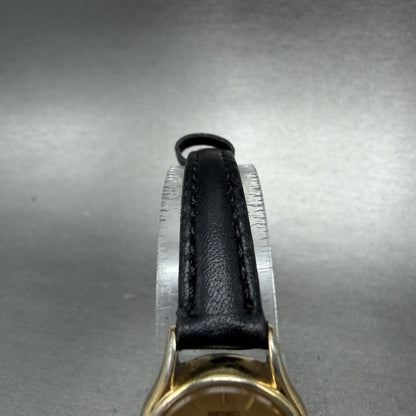 Seiko Watch Women 20mm Champagne Dial Gold Tone Round 2Y01-0A19 New Battery VTG4