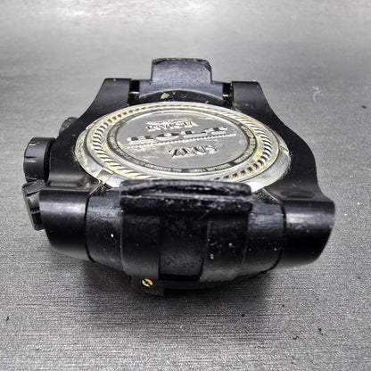 Invicta Reserve Bolt Zeus Chronograph Watch Men 53mm Black Dial Black Gold READ8