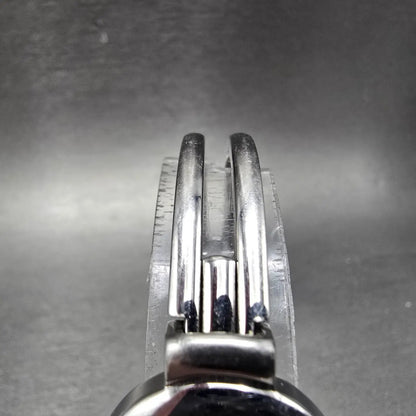 Movado Harmony Watch Women 23mm Black Dial Silver Tone 84 A1 809 A New Battery4