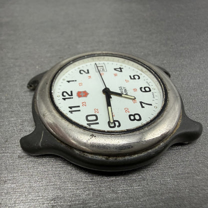 Victorinox Swiss Army Watch Men 39mm White Dial Black Tone Date PARTS B12344