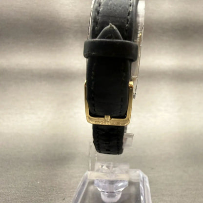 Seiko Watch Women 18mm White Dial Gold Tone Rectangle 1N01-5G40 New Battery VTG7