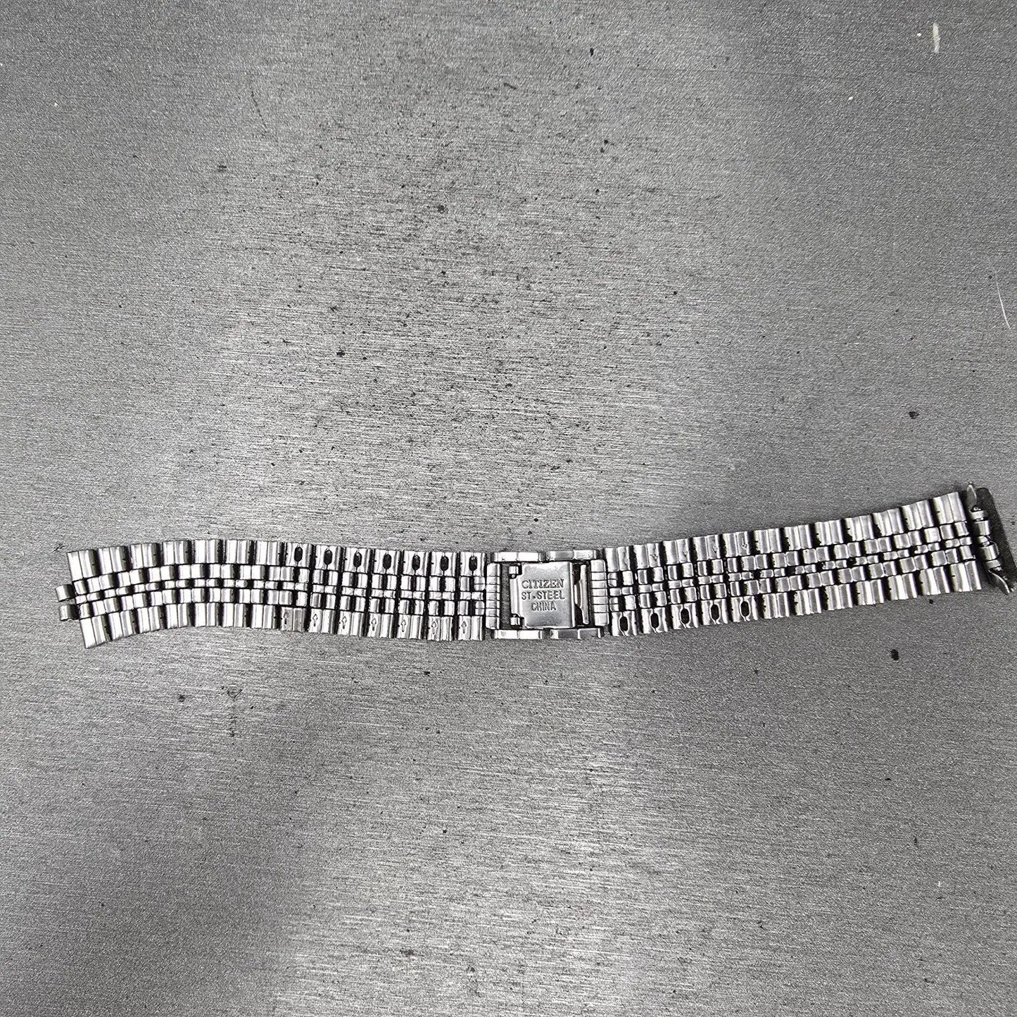 Citizen Bracelet 18mm Stainless Steel Two Tone Vintage Japan ONLY ONE END LINK5