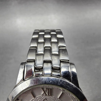 Guess Collection Watch Women 30mm White Dial Silver Tone Round New Battery GC5