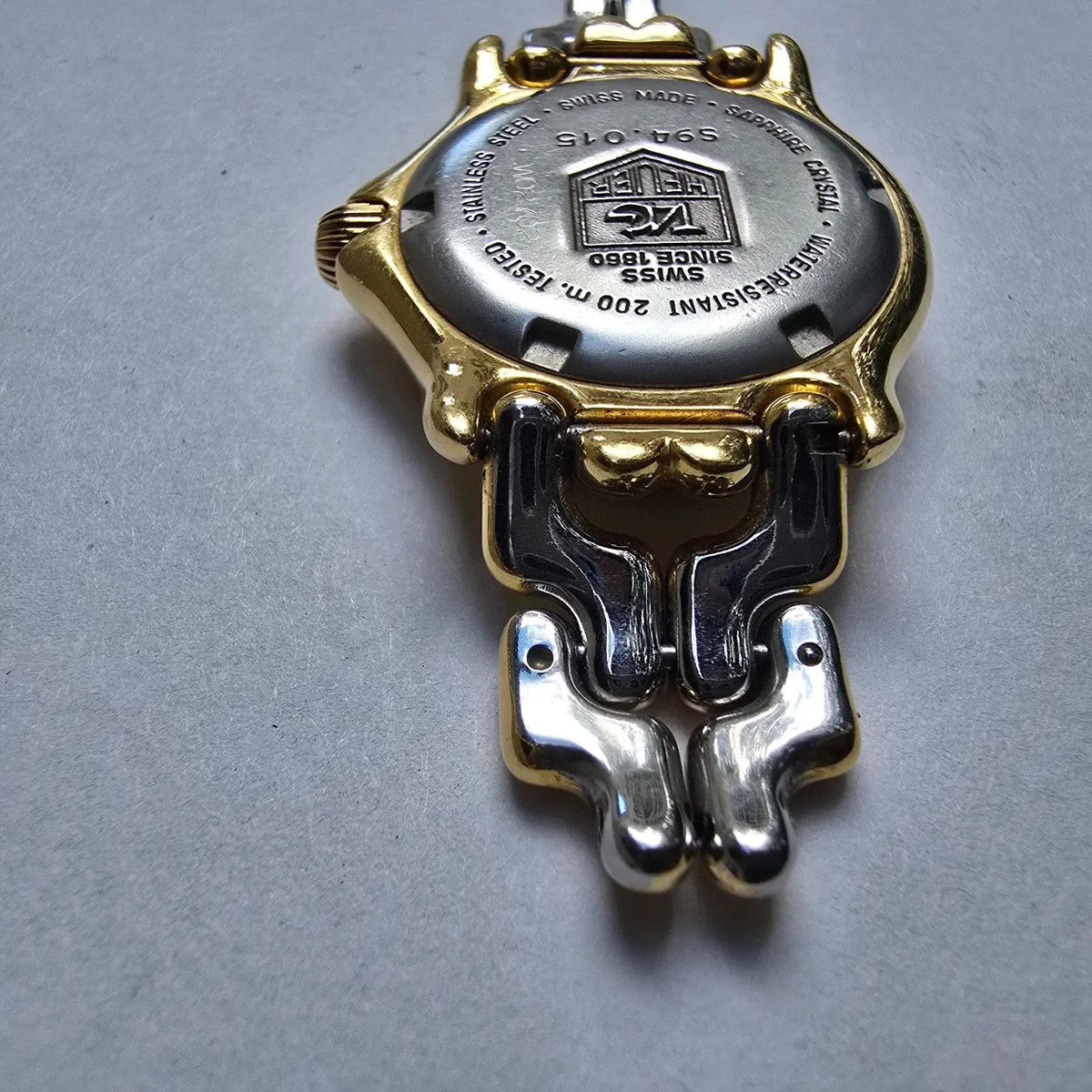 Teg Heuer Professional 200 Watch Women 29mm Cream Dial Gold Tone S94.015 PARTS11