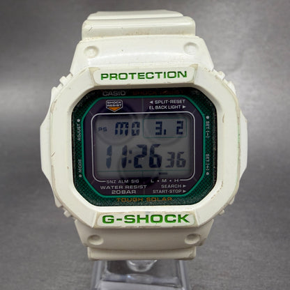 Casio G-Shock G-5600GR Watch Men 45mm White Solar Alarm Chronograph Works0