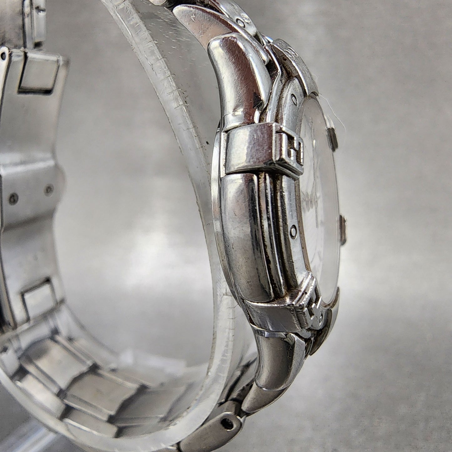 Fendi Orologi Watch Women 26mm White Dial Silver Tone Date Round 3500L PARTS4