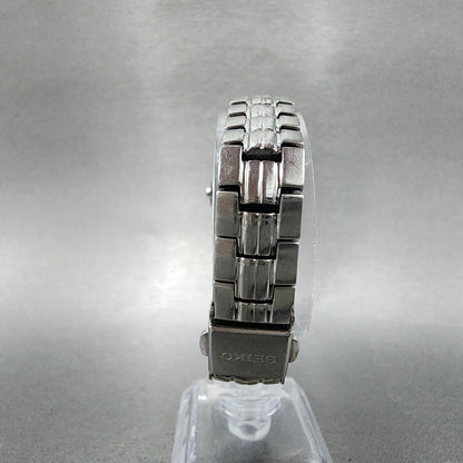 Seiko Coutura Watch Women 23mm Silver Dial Silver Tone 1n010le0 New Battery7