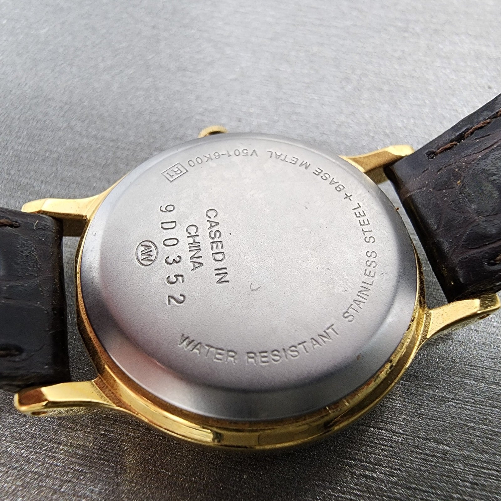 Seiko Alba Watch Women 26mm White Dial Gold Tone V5016k00 New Battery9