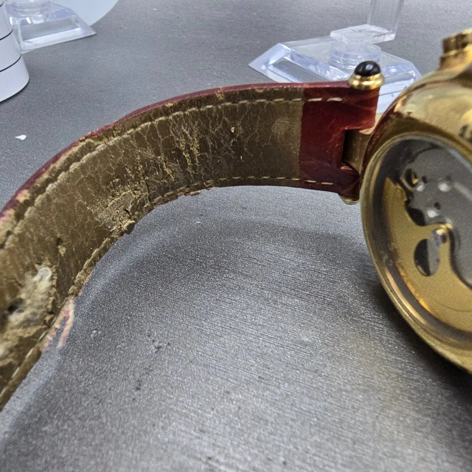 Stauer Graves 33 Watch Men 39mm White Dial Gold Triple Calendar Automatic Runs12