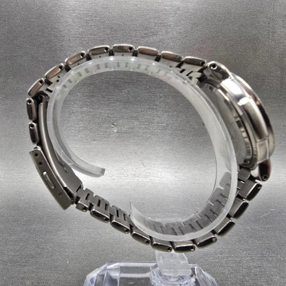 Seiko Watch Men 35mm White Dial Titanium Daydate Round 7N43-7B80 PARTS9