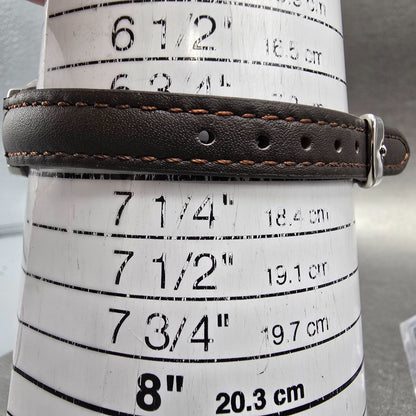 Tissot PR 50 Watch Women 25mm Silver Dial Steel Date Leather J326/426 New Batt10