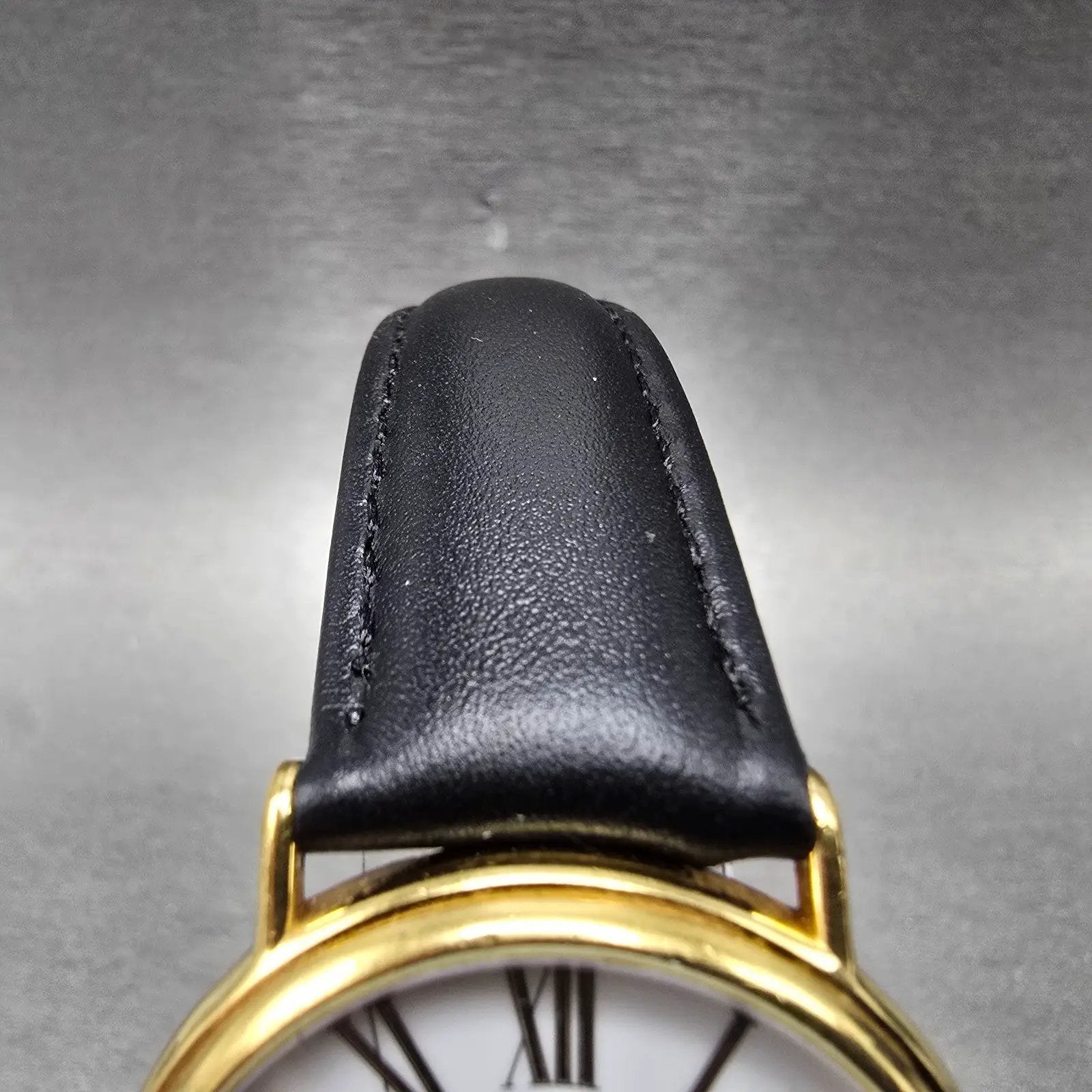 Movado Watch Men 34mm White Dial Gold Tone Round 87-59-885 New Battery LP4