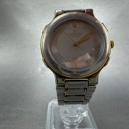 Citizen Lighthouse Watch Men 32mm Gray Dial Two Tone Round 5530-F50204 PARTS6