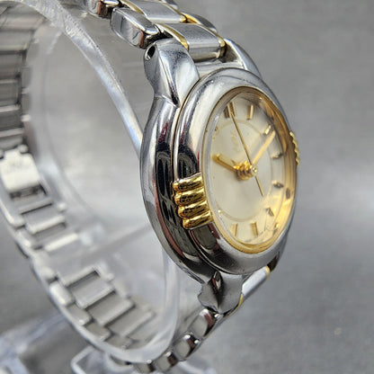 Yves Saint Laurent Watch Women 23mm Champagne Dial Two Tone Round new Battery3