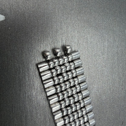 Seiko Beads Of Rice Bracelet 18mm Stainless Steel Japan Vintage NO ENDLINKS13