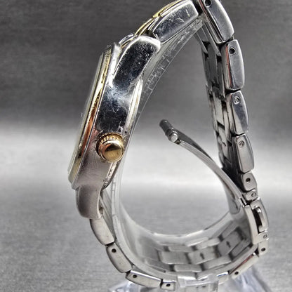 Bulova Watch Women 30mm Silver Dial Two Tone Round 98L218 New Battery2