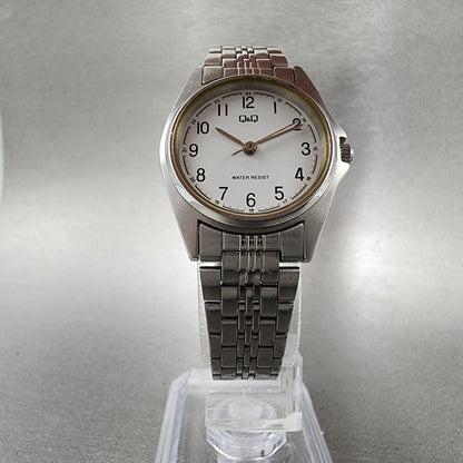 Citizen Q&Q Watch Women 26mm White Dial Silver Tone Round New Battery5