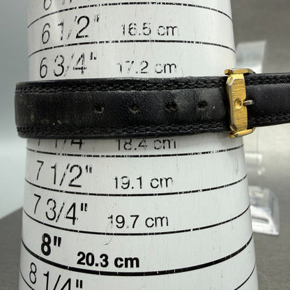 Movado Museum Watch Women 28mm Black Dial Gold Tone Round 87D1823 PARTS11