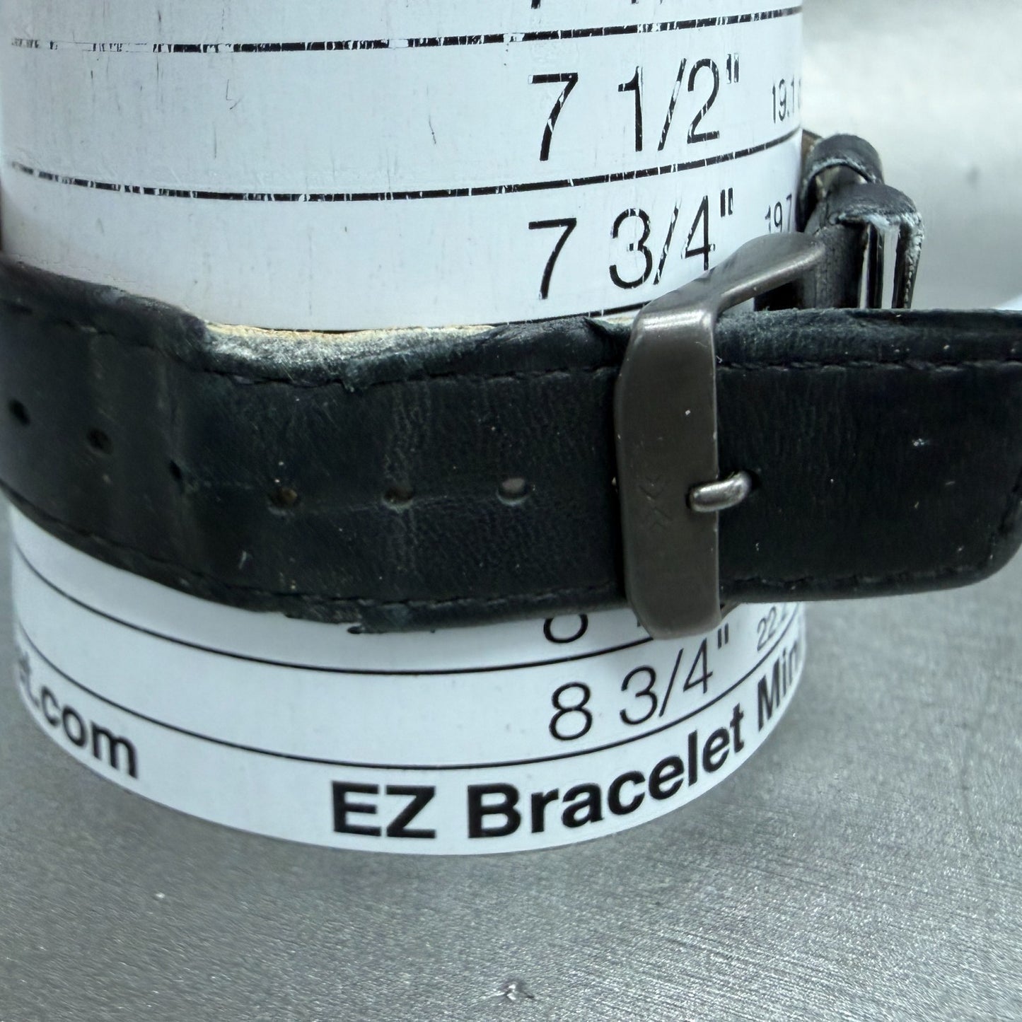 Skagen Watch Men 38mm Black Dial Gray Tone Date Round 124XLMLBC New Battery11