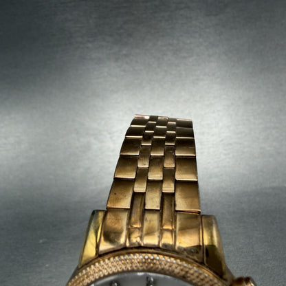 Michael Kors Ritz Chronograph Watch Women 37mm MOP Dial Rose Gold New Battery4