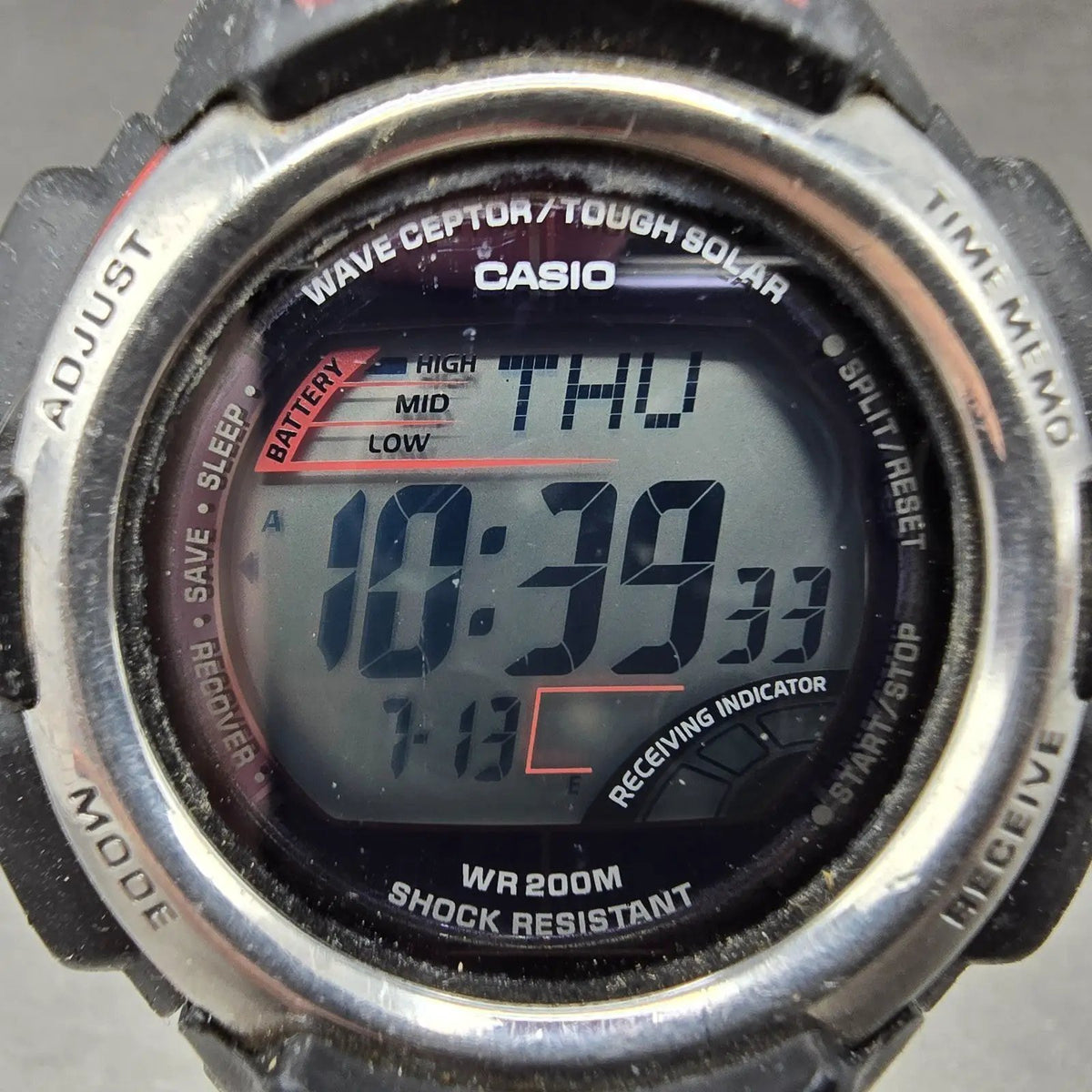 Casio G-Shock GW-300 Watch Men 43mm Digital Black Alarm Chrono Works Solar Works1