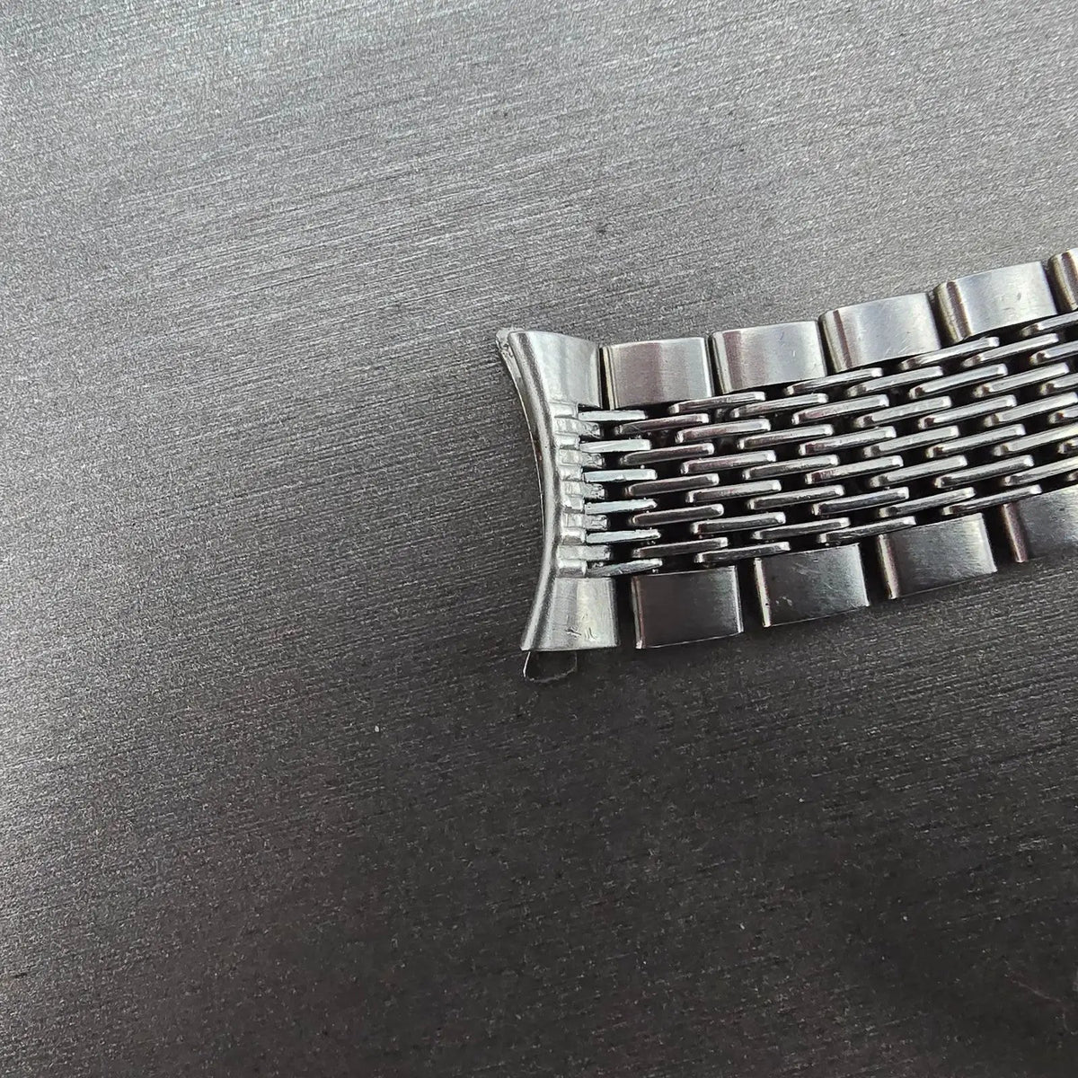 Seiko Lord Maitic Beads Of Rice Bracelet 18mm Stainless Steel XGB062 VTG JDM5