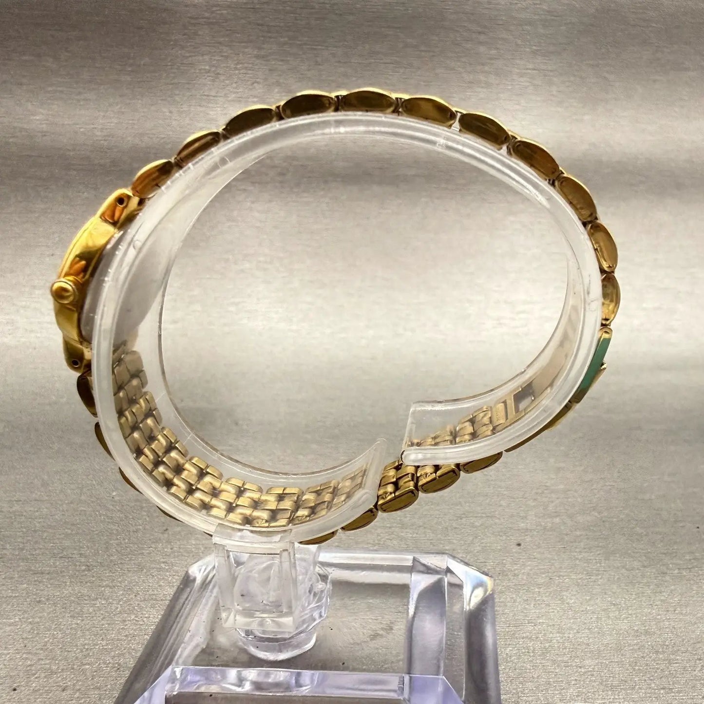 Seiko Watch Women 19mm Black Dial Gold Tone Round 1N00-0C49 New Battery Vintage6