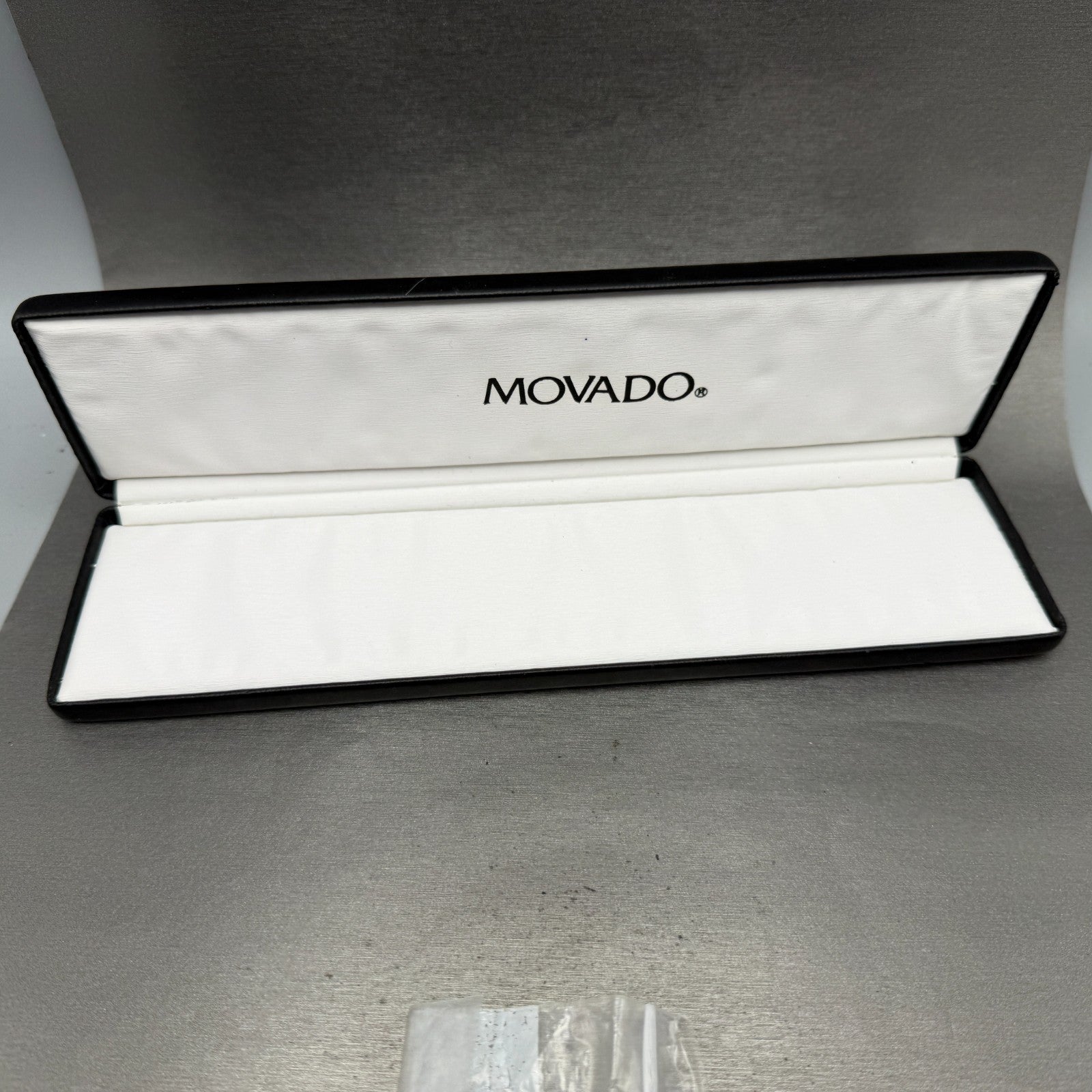 Movado Museum Watch Men 32mm Black Dial Black Tone Round 84.C6.880 New Battery13