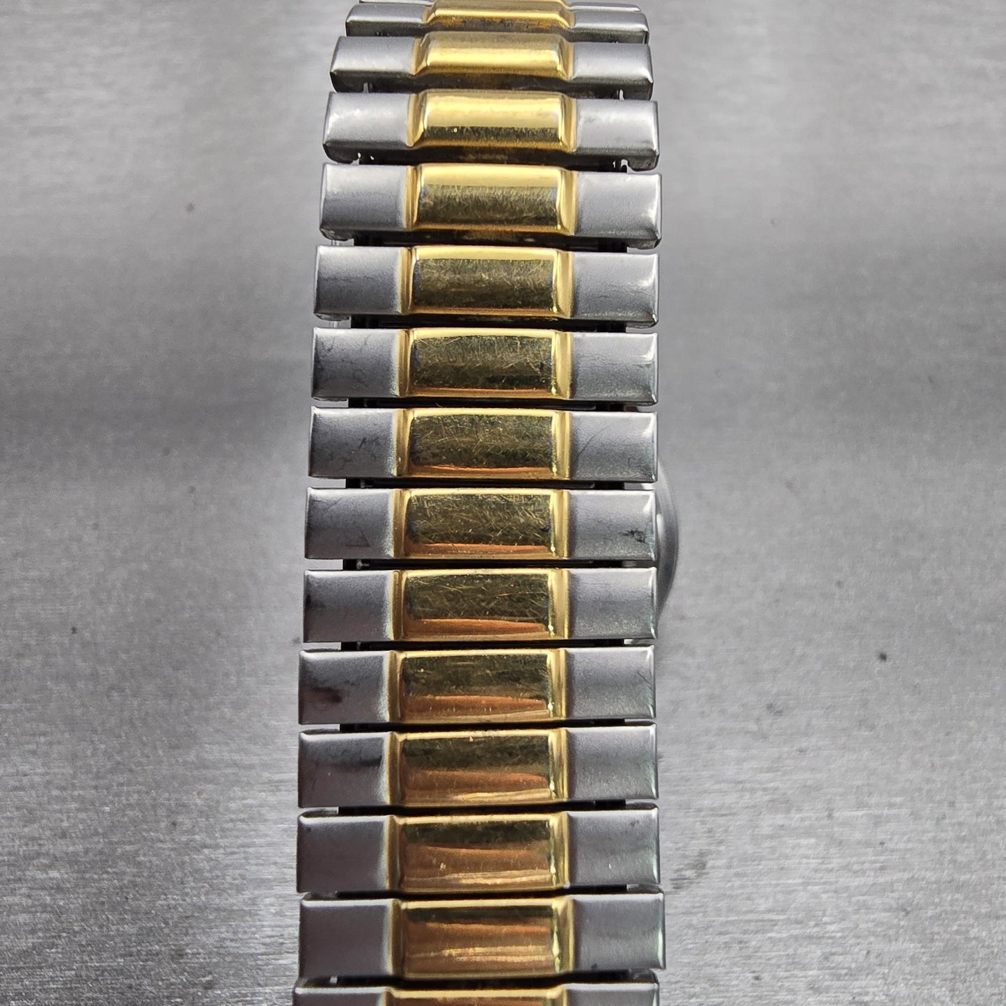 Seiko Watch Men 37mm Silver Dial Two Tone Daydate Round 7N43-9048 New Battery7