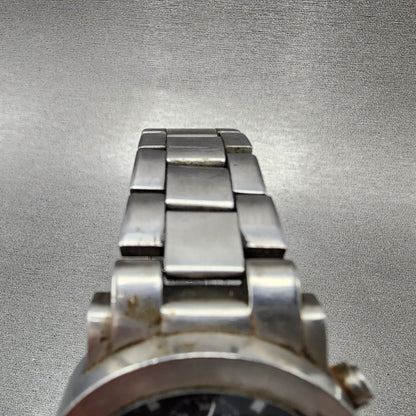 Citizen Chronograph Watch Men 37mm Black Dial Steel Date Round 0510S75438 PARTS5