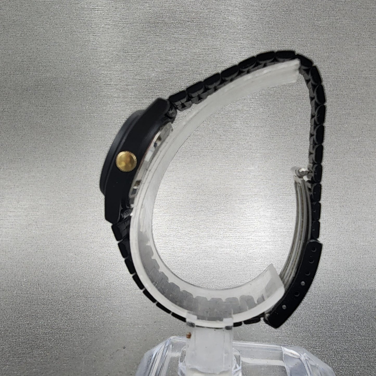 Pulsar Watch Women 25mm Black Dial Black Tone Daydate Round Y6430330 New Batt6