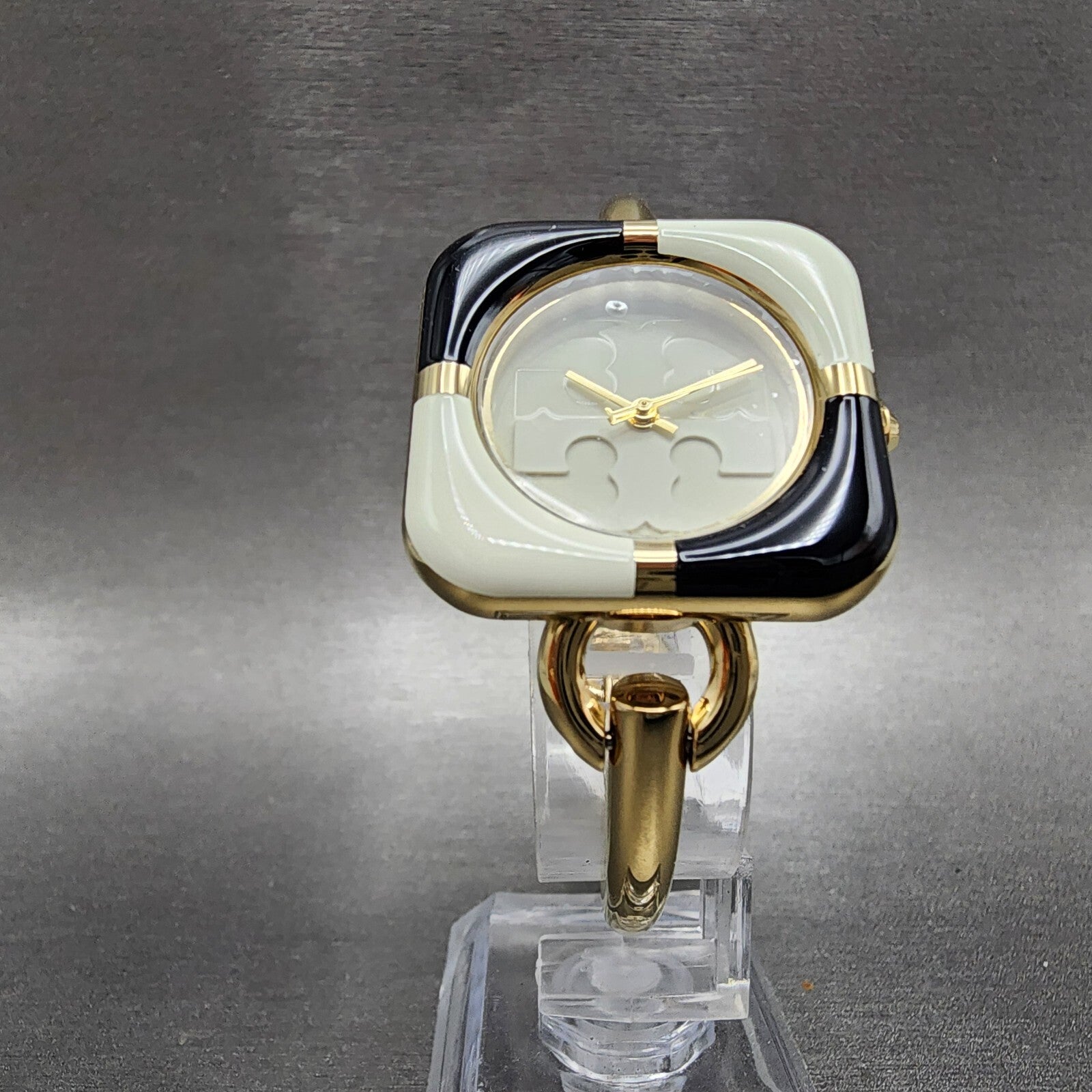 Tory Burch The Miller Watch Women 28mm White Gold Tone Interchangeable Bezel7