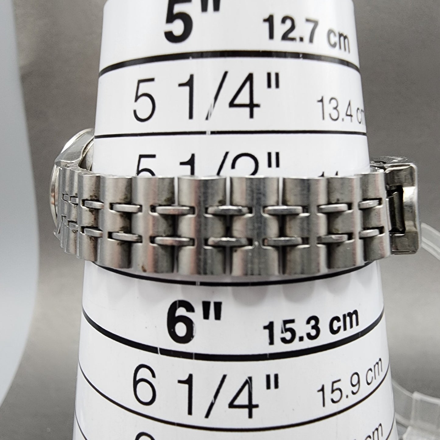 Seiko Matic Lady watch Women 22mm Silver Dial Silver Tone Date 25170200 PARTS11