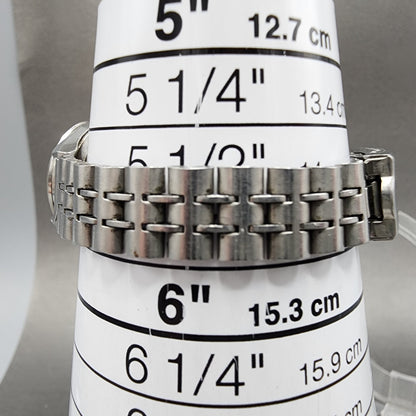 Seiko Matic Lady watch Women 22mm Silver Dial Silver Tone Date 25170200 PARTS11