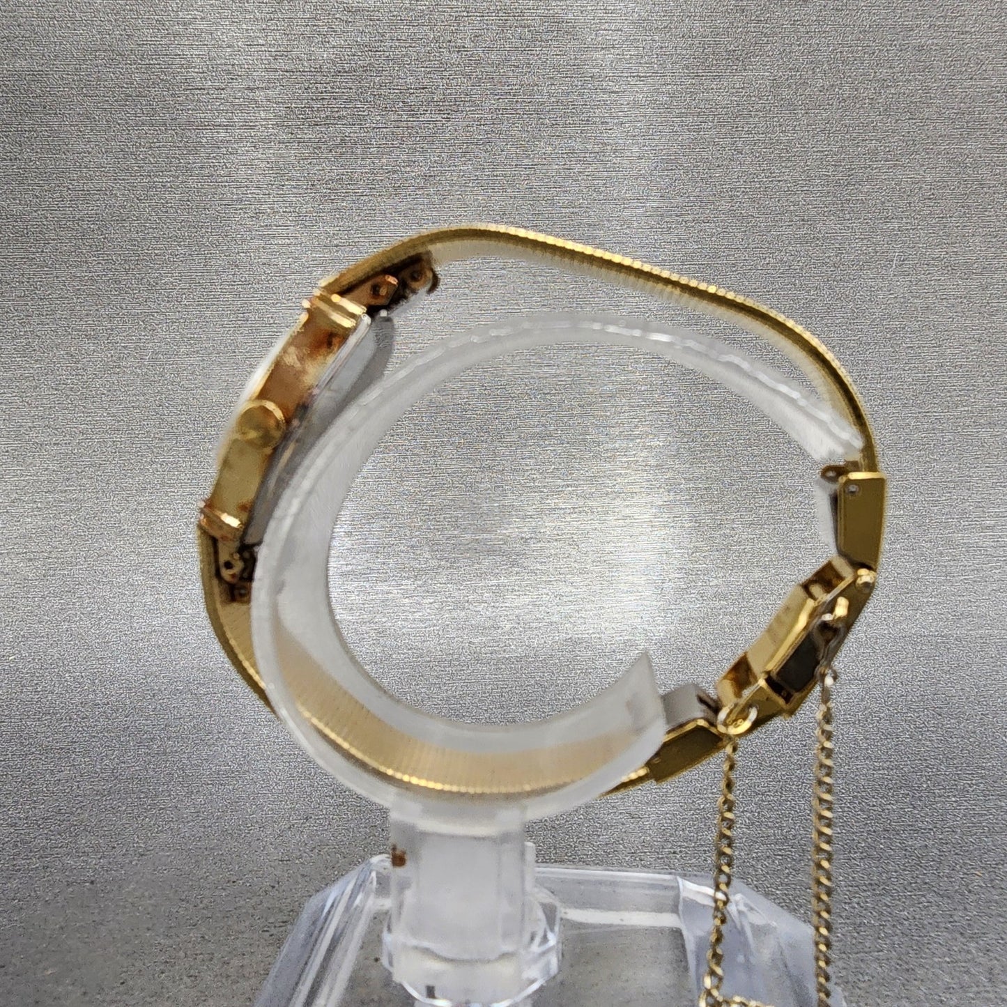 Seiko Watch Women 19mm Champagne Dial Gold Tone Round 14000750 New Battery6