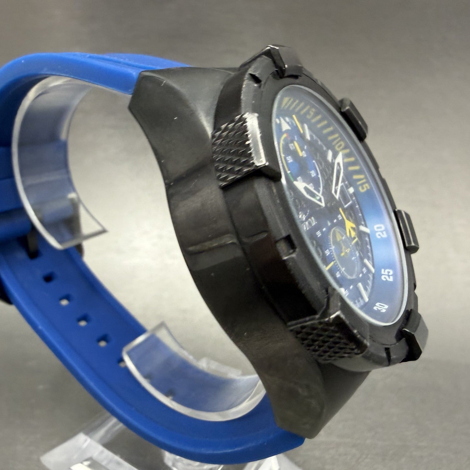 Invicta Aviator Chronograph Watch Men 49mm Blue Dial Black Date 28092 New Batt3