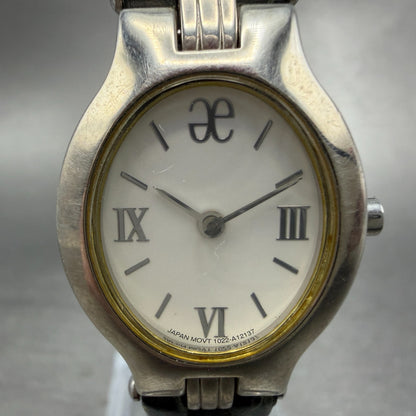Citizen Watch Women 22mm White Dial Silver Tone Oval 1022-A05720 New Battery1